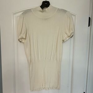 Express Cream Women's Bodysuit Top